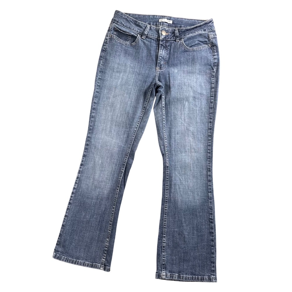 Riders by Lee Womens Mid Rise Bootcut Jeans Blue Medium Wash Denim Size‎ 10P